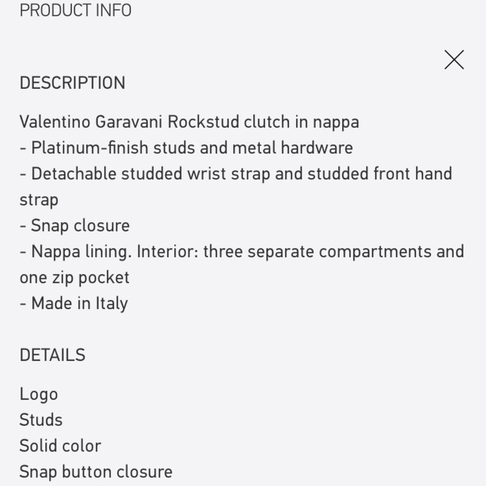 Auth -  Valentino Rockstud Clutch - Picture 5 of 8